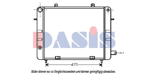 AKS DASIS Radiators, Motora dzesēšanas sistēma 150500N